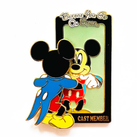 Disney Parks Mickey Mouse Before You Go On Stage Cast Member Exclusive Pin