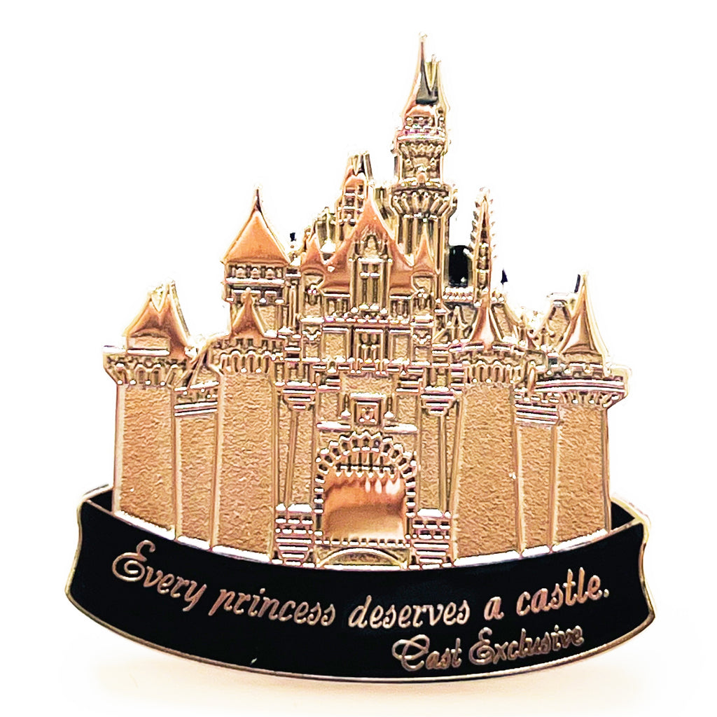 Disneyland Cast Member Exclusive Every Princess Deserves a Castle Pin