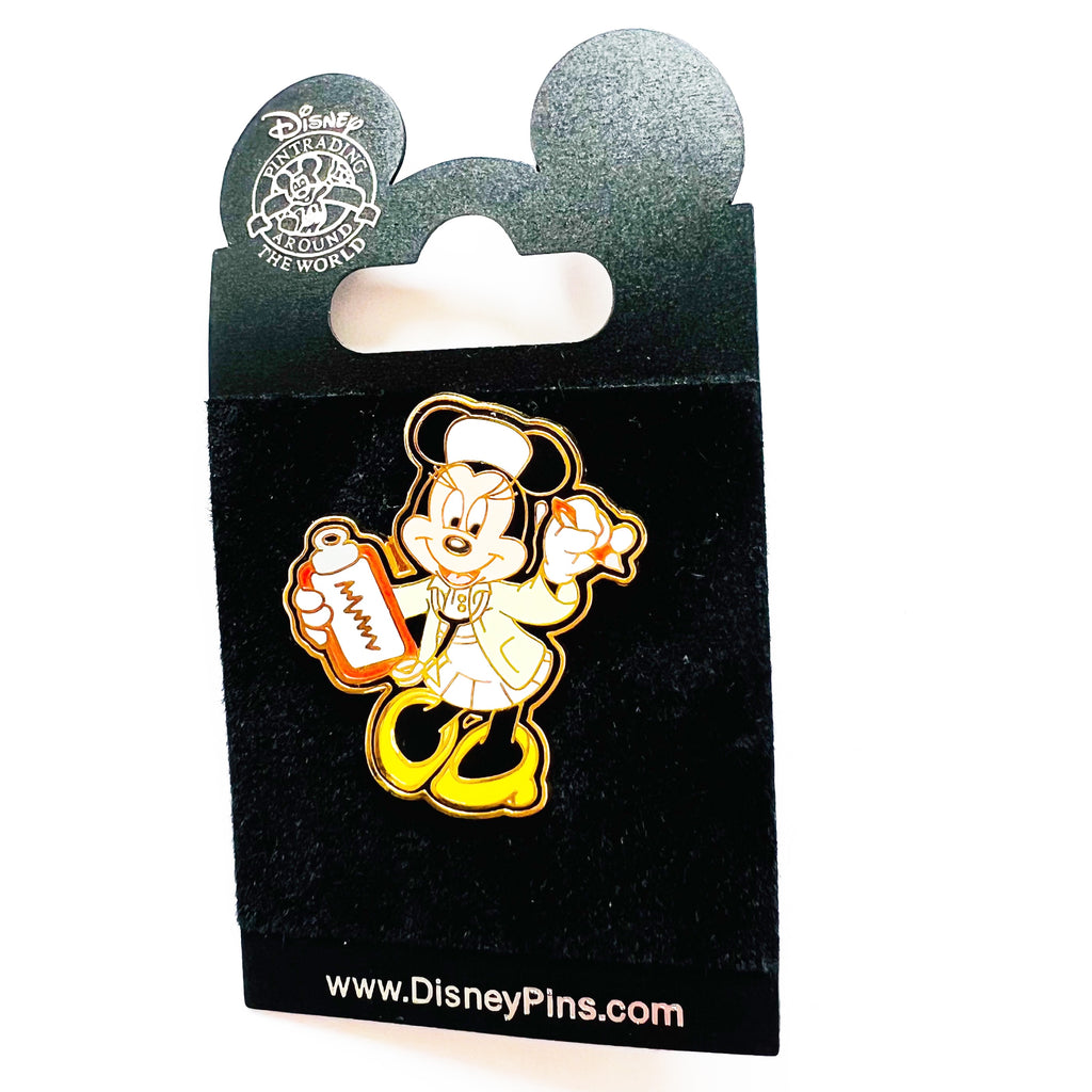 Disney Nurse Minnie Mouse with Clipboard Pin