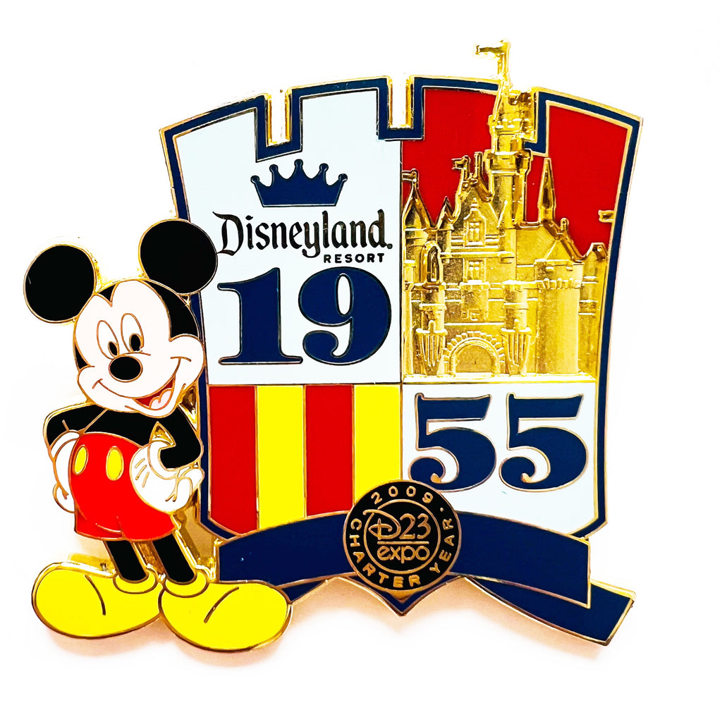 Disney D23 Expo Magical Destinations Mickey Mouse 1955 Limited Release Pin