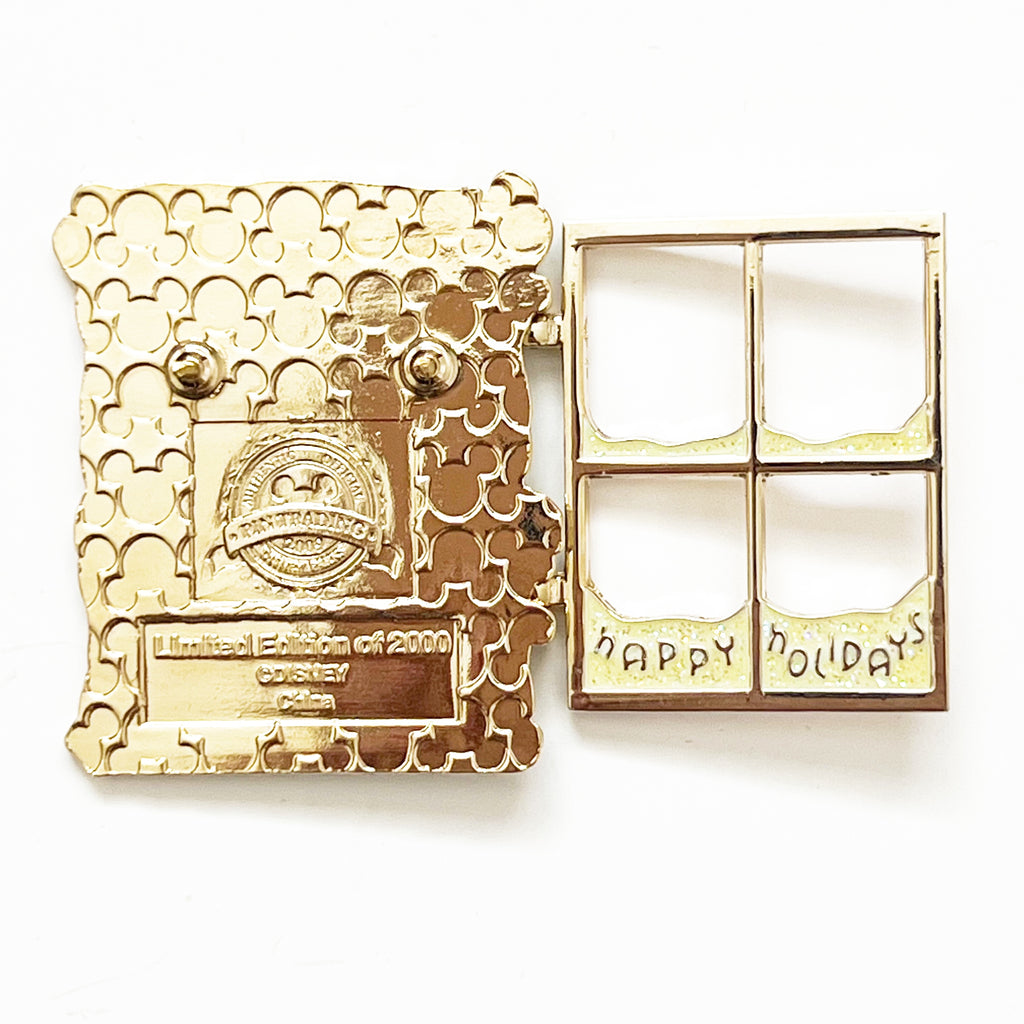 Disney Happy Holidays Tinker Bell 2009 Frosted Windows Hinge LE 2000 Pin