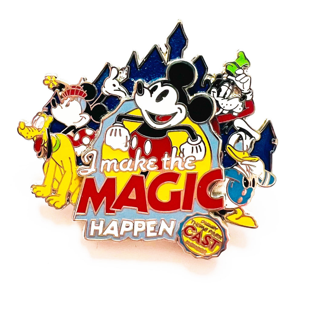 Disney Mickey Mouse I Make This Magic Happen Cast Exclusive First Release Pin