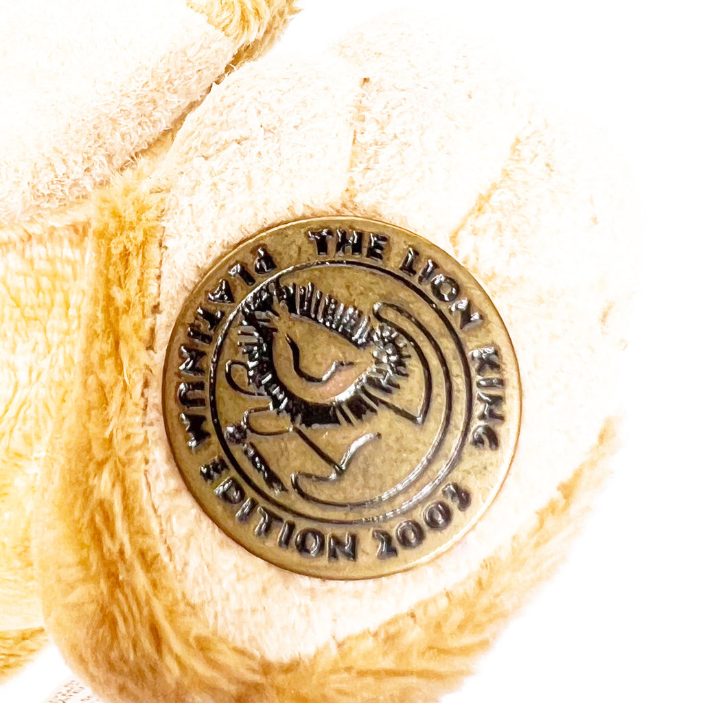 Disney Theme Parks The Lion King Platinum Edition 2003 Plush Toy