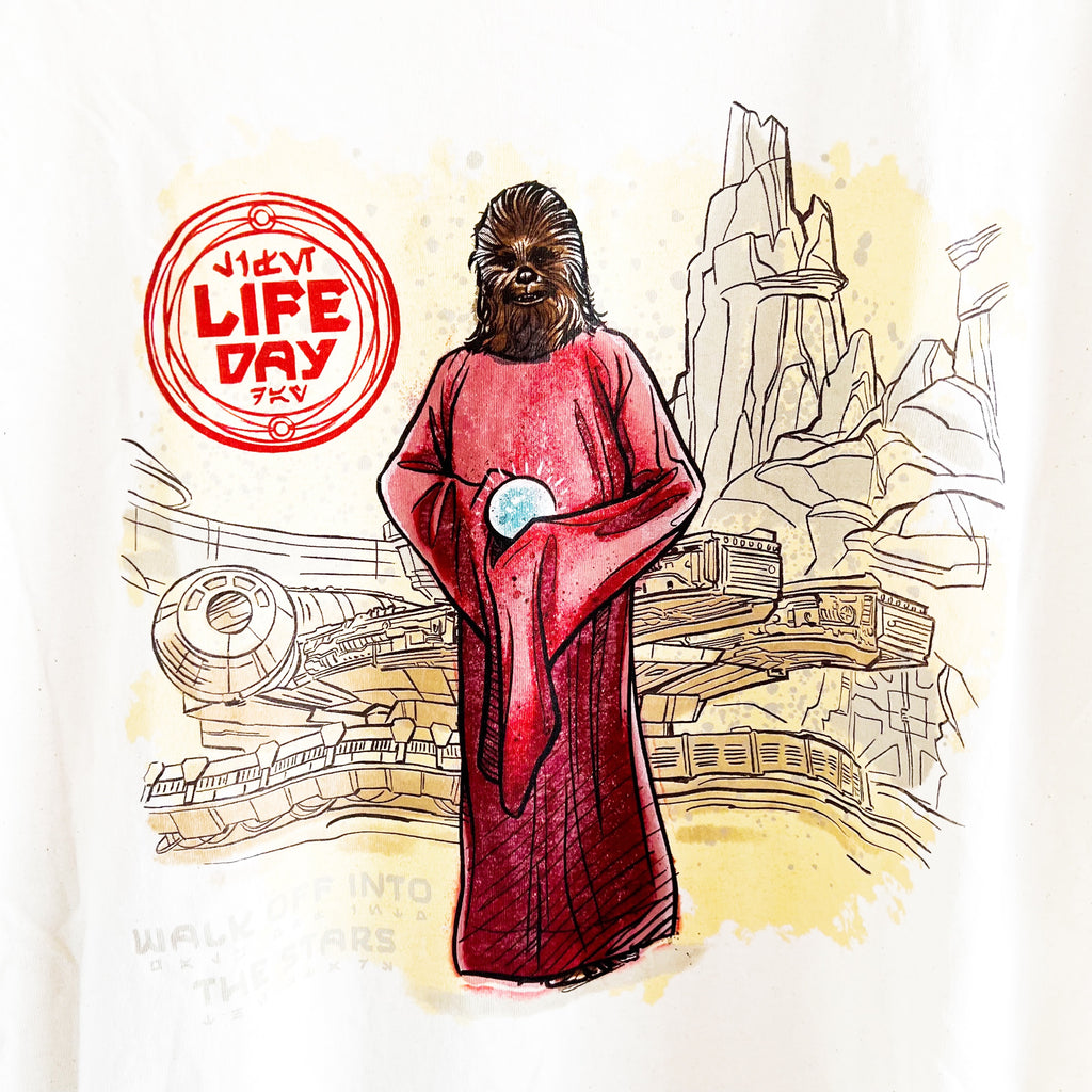 Disney Star Wars Family Joy Life Day Harmony Chewbacca Shirt