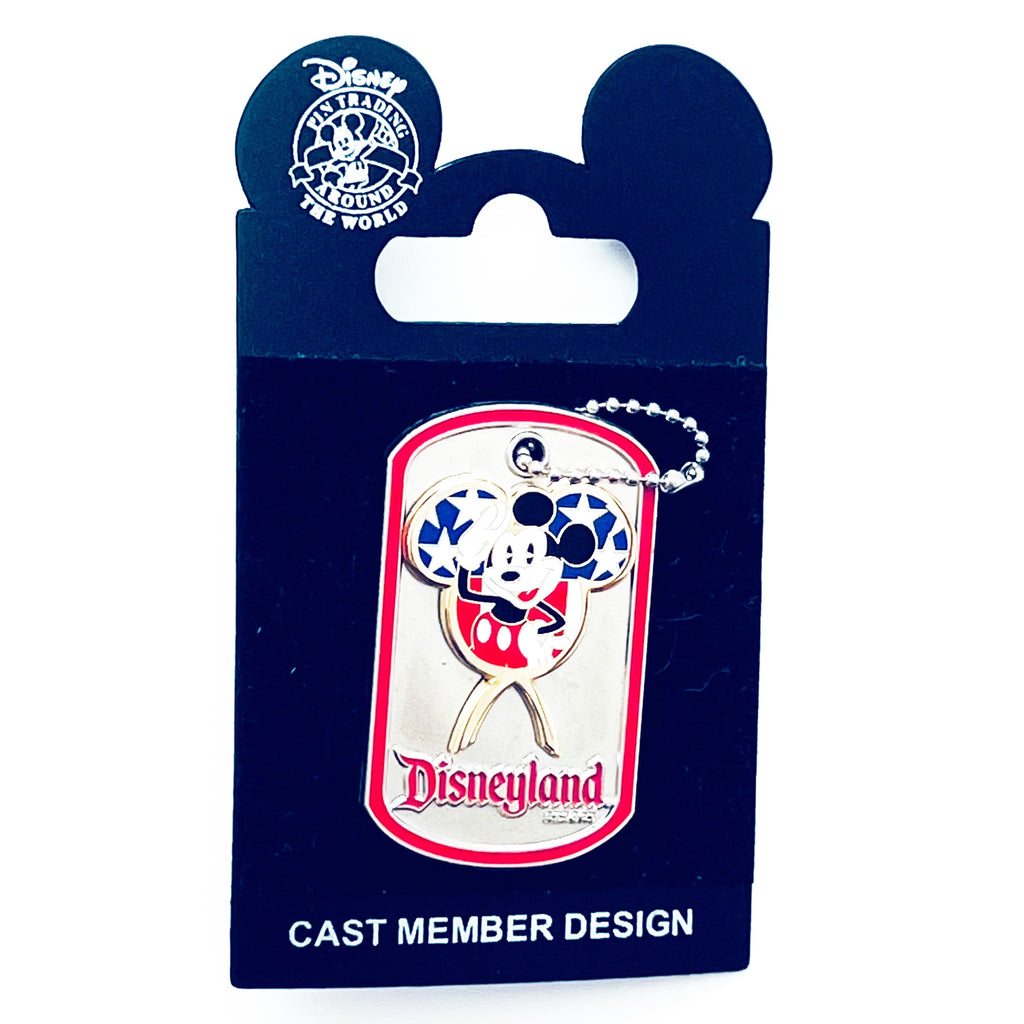 Disney Cast Member Design We Salute You Mickey Dogtag Limited Edition 500 Signed Pin