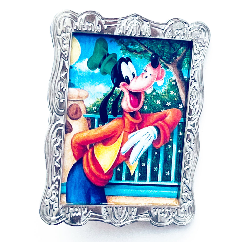 Disney Goofy Silver Framed Pin
