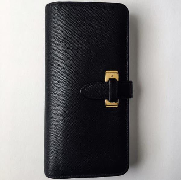 Vintage Coach Kiss Lock Coin Leather Wallet