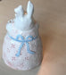 Vintage Fitz & Floyd Mother Rabbit Cookie Jar