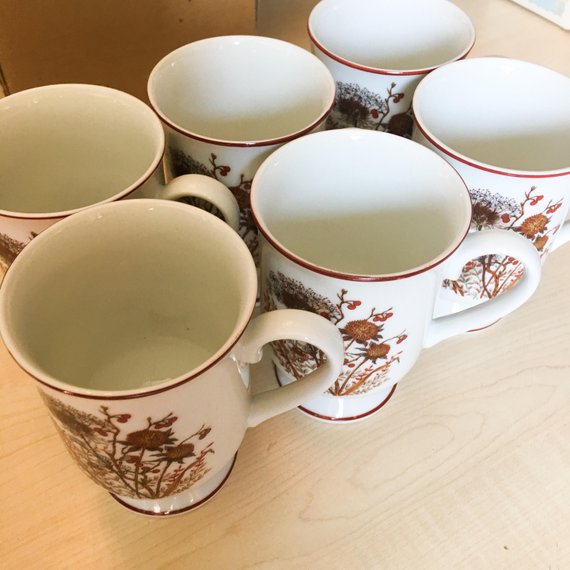 Franci Florals Collection Bramble Cup Set FF-415 M