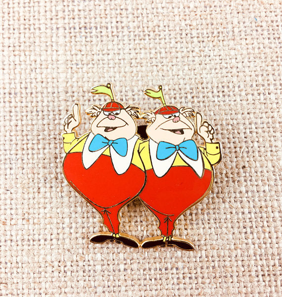 Disney Pin Alice in Wonderland Tweedle Dee and Tweedle Dum Collector Walt Disney