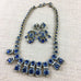 Vintage Signed 1950 COPR HOLLYCRAFT Necklace & Earrings Set