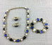 Vintage Necklace Clip On Earrings Bracelet Set