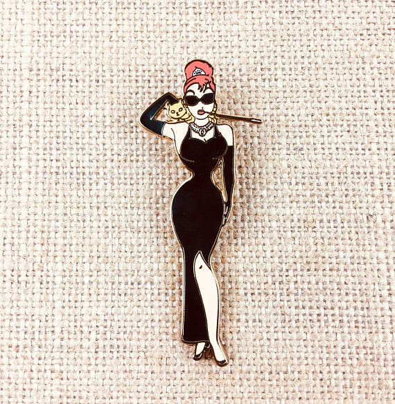 Disney Pin Jessica Rabbit As Audrey Hepburn breakfast at Tiffany’s Limited Edition 100