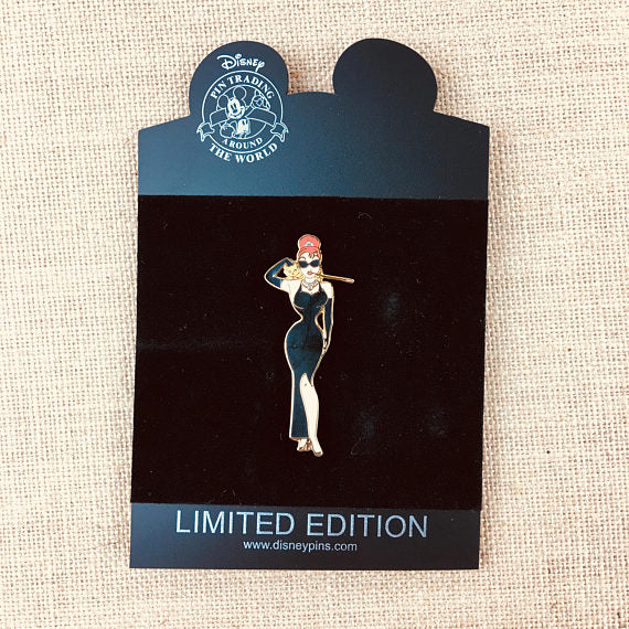 Disney Pin Jessica Rabbit As Audrey Hepburn breakfast at Tiffany’s Limited Edition 100
