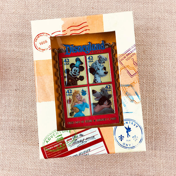 Disney Postal Service Stamp Jumbo Mickey 42 Limited Edition 500 Pin