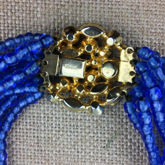 Vintage Vogue Designer Muti Strand Necklace