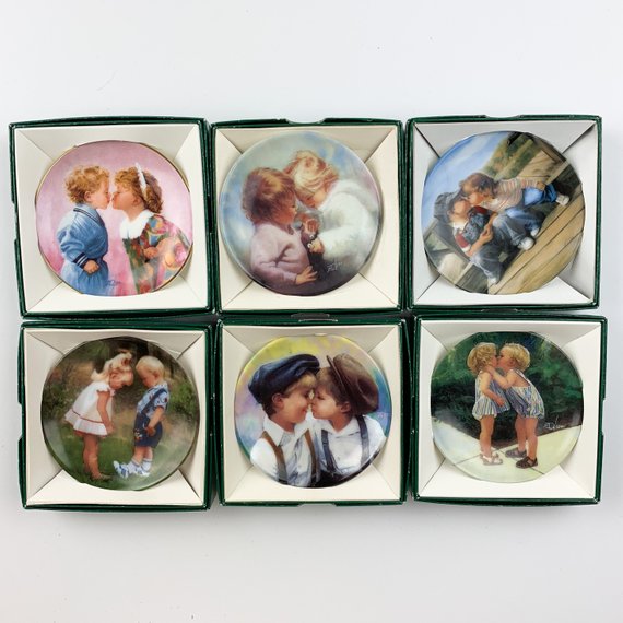 Vintage Donald Zolan Pemberton & Oaks Miniature Plates Lot 6
