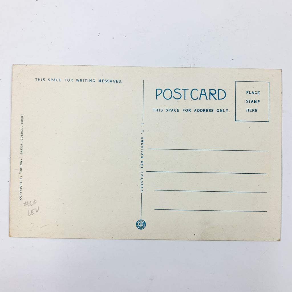 Buffalo Bill's Grave On Lookout Mountain Colorado Postcard