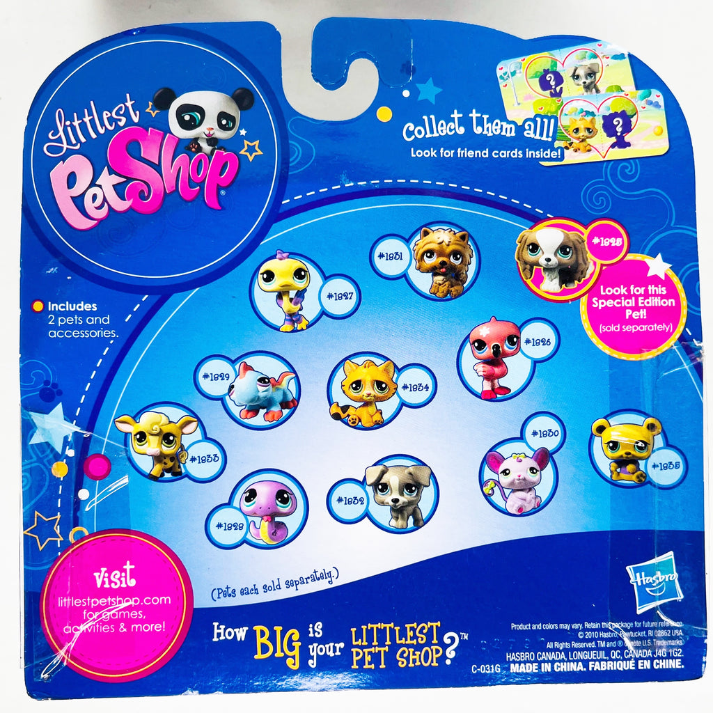 Littlest Pet Shop Pet 1830/1831 Mouse Puppy Dog Collector Pets