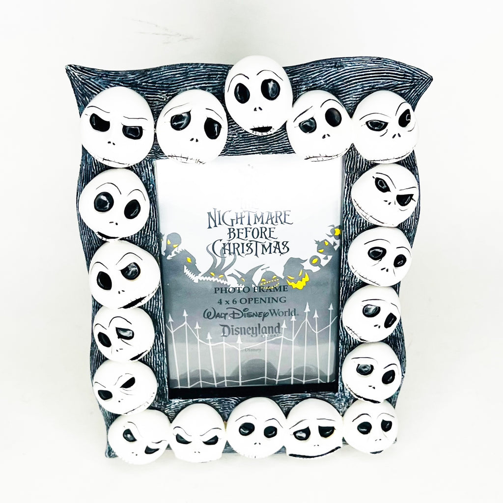 DISNEY Tim Burton The Nightmare Before Christmas Jack Skeleton Face 4x6" Frame