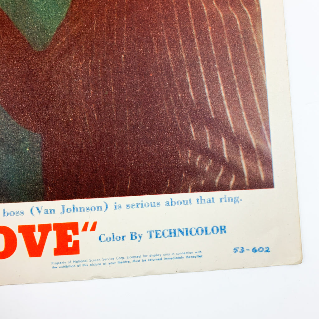 1953 MGM Easy To Love Esther Williams Technicolor Movie Lobby Card