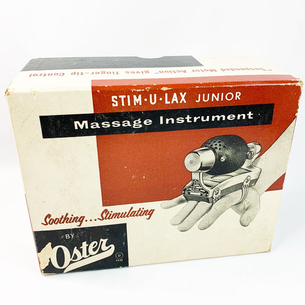 Vintage Oster Stim-U-Lax Junior Vibrating Massager The Stand Alone Vintage Oster Stim-U-Lax Junior Vibrating Massager The Stand Alone