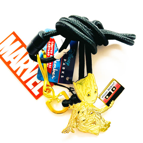 Disney Marvel Cast Exclusive Teen Groot Guardians of the Galaxy Lanyard