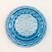 Vintage Imperial Opalescent Blue Glass Candy Dish