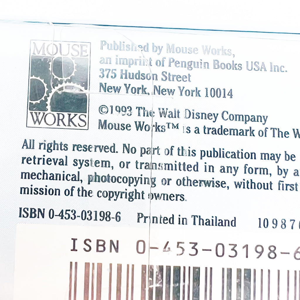 Disney Mouse Works Disney's Rockin' Mickey 1993 Book Set