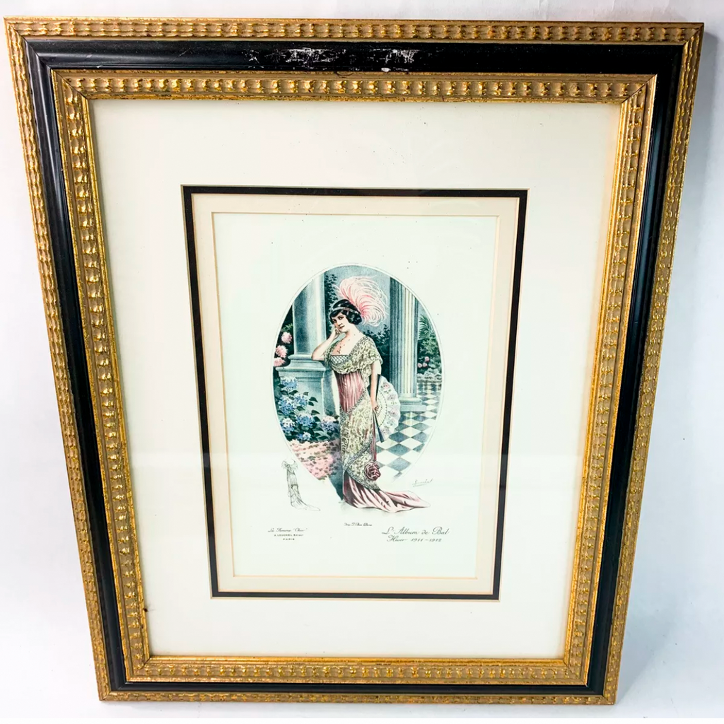 La Femme Chic Alexandre Louchel PARIS Wall Glass