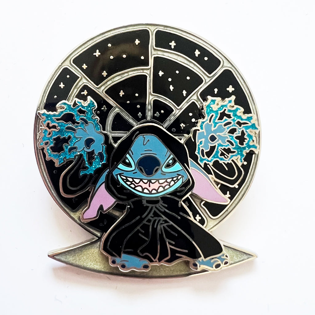 Star Wars Stitch As Emperor Palpatine Disney Pin