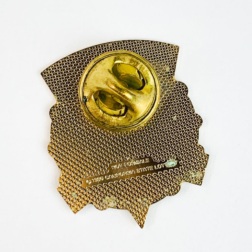 California Lottery 5 Years of Fun Spinning Wheel Hat Lapel Pin Pinback