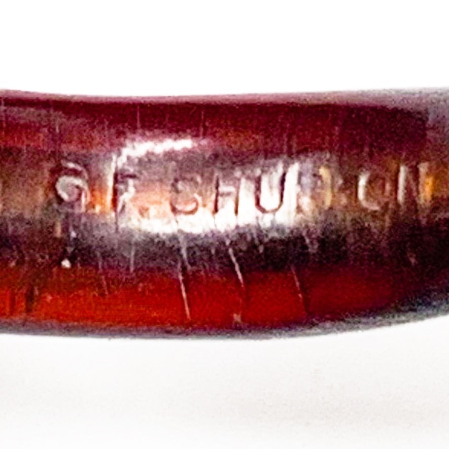 Vintage Antique Shuron Round Lens Wired Eyeglasses