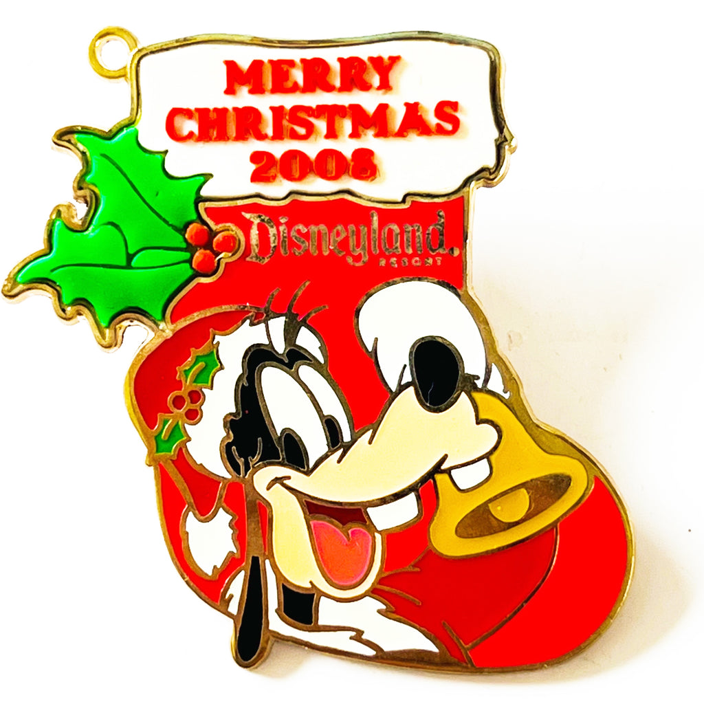 Disney Disneyland DLR 2008 Merry Christmas Stocking Goofy Limited Edition 1000 Pin