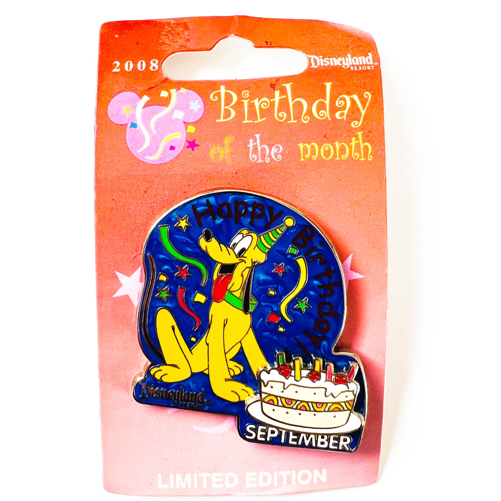 Disney DLR Birthday of the Month September Pluto Limited Edition 1000 Pin