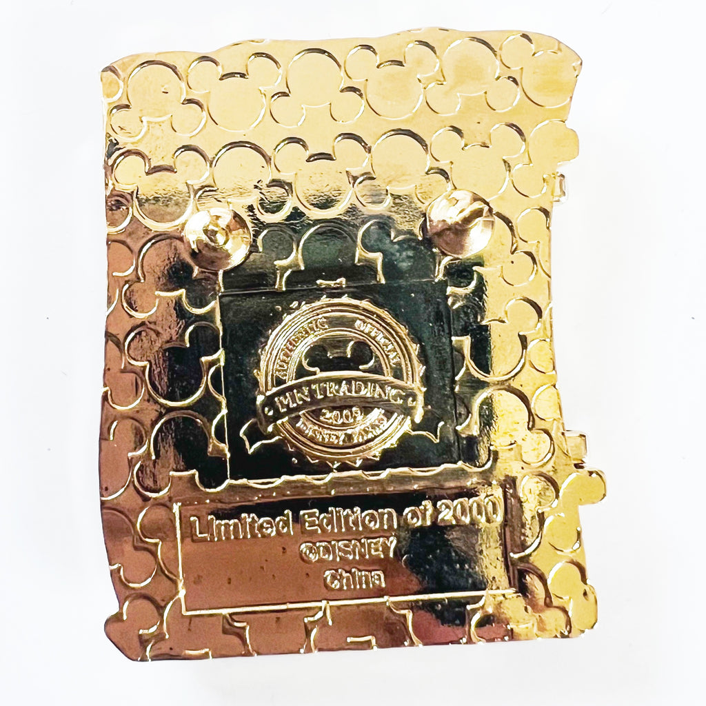 Disney Happy Holidays 2009 Frosted Window Jack Skellington Hinge NBC LE Pin