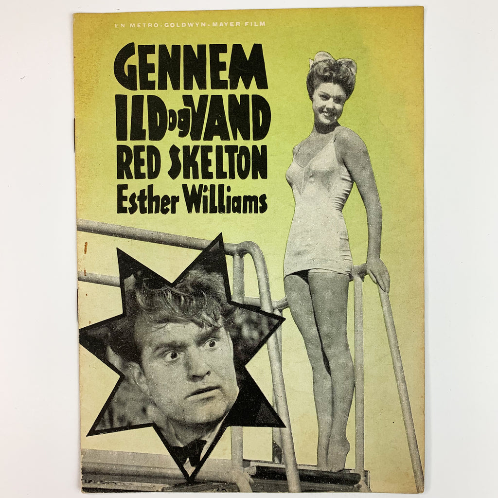 Genne Red Skelton Esther Willams Danish Movie Program