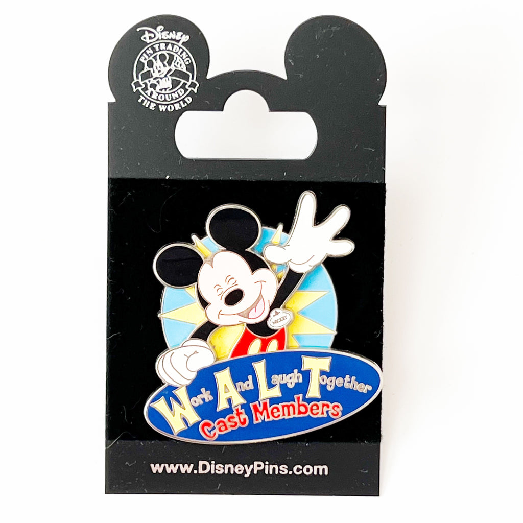 Disney Cast Exclusive W.A.L.T. Work and Laugh Together Mickey Mouse Pin