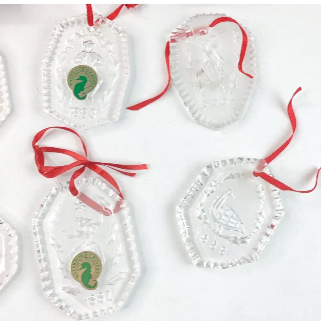 Waterford Crystal Ornaments 12 Days of Christmas