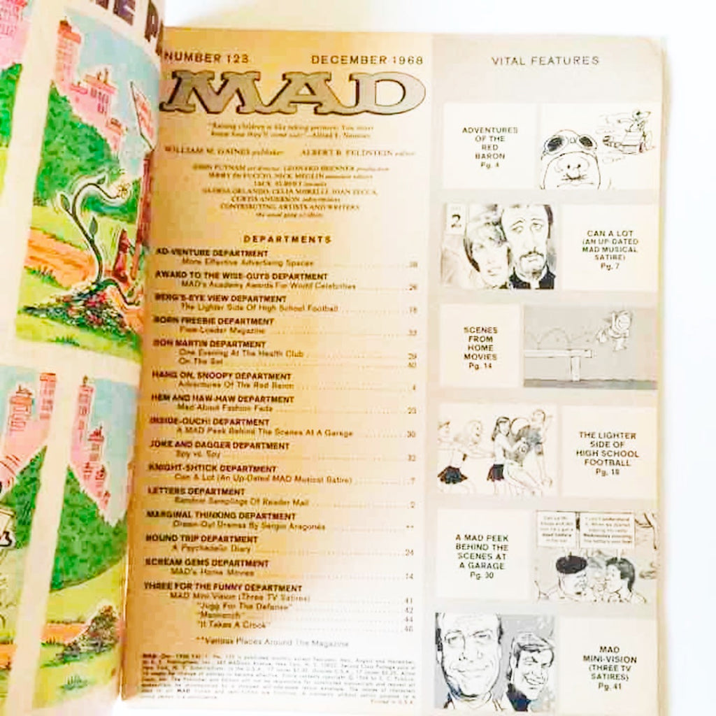 MAD Magazine 1968 No.123 Collect Them All