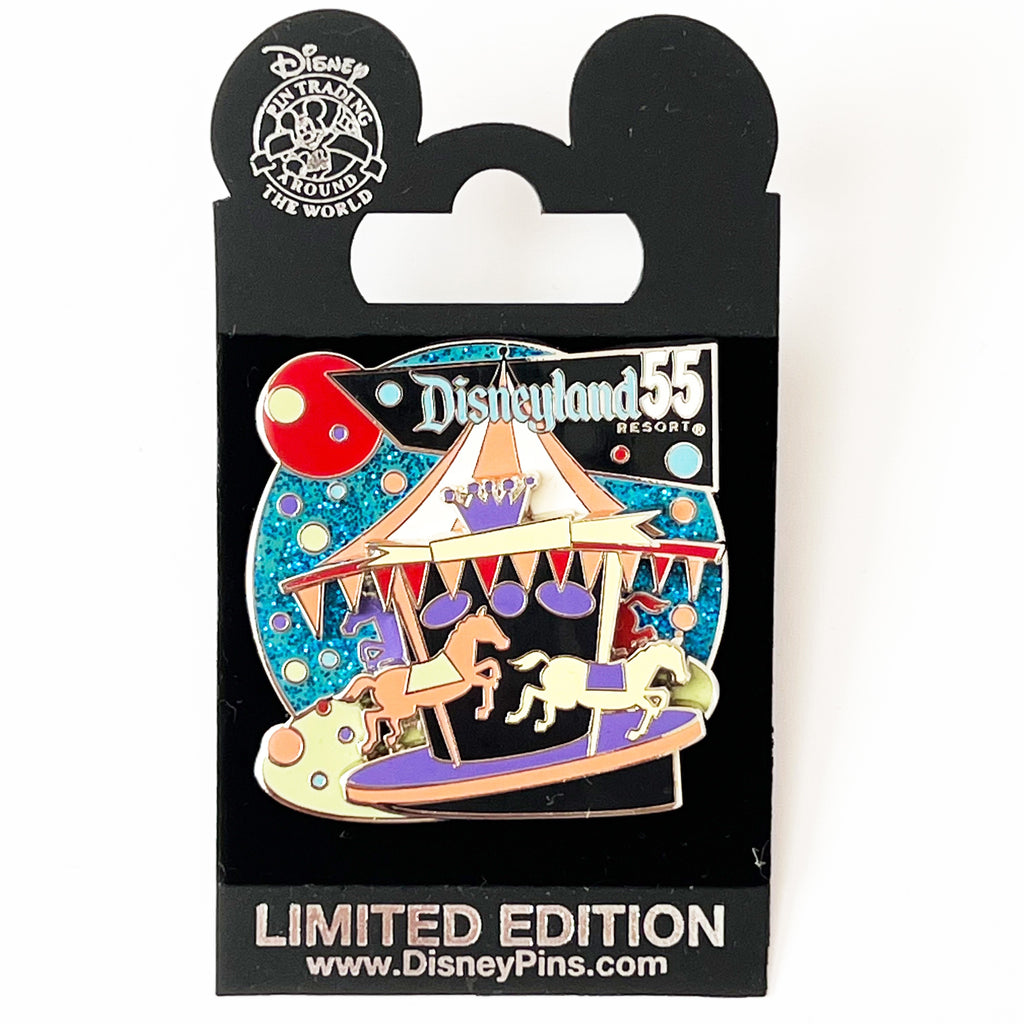 Disneyland 55th Anniversary Cast Retro King Arthur Carousel Pin
