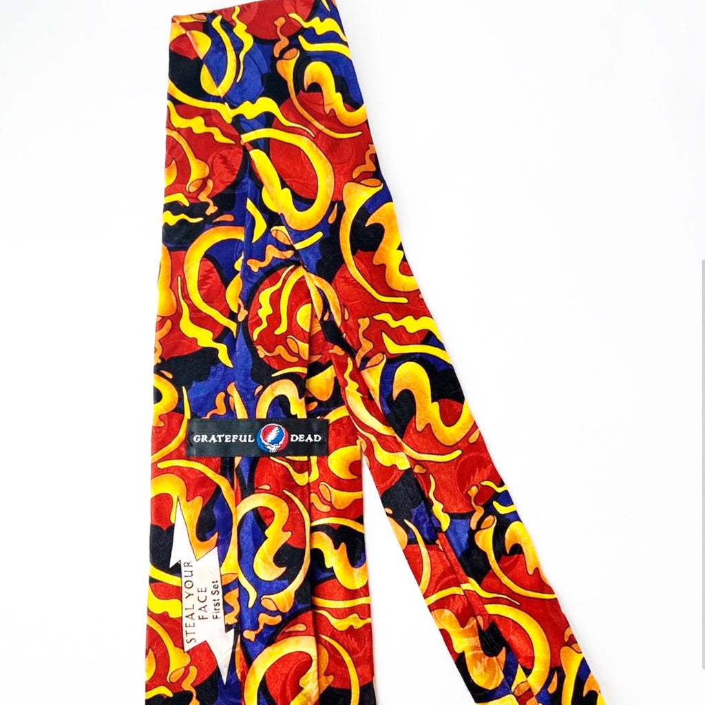 Vintage Grateful Dead Steal Your Face First Set Silk Tie