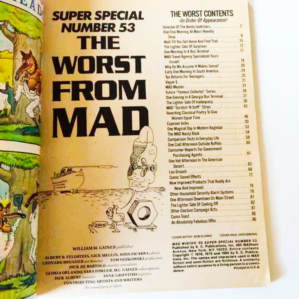 MAD Magazine Super Special #53 The Worst From Mad Winter