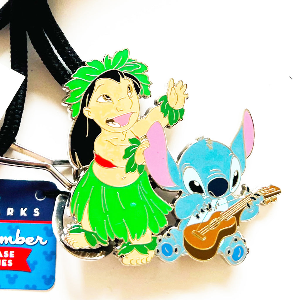 Disney Cast Member Lilo & Stitch Ukulele Hula Dance Limited Release Lanyard