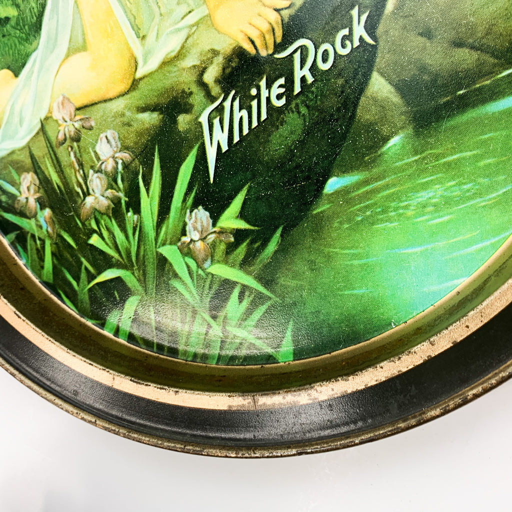 Vintage White Rock Fab Craft Tin Tray