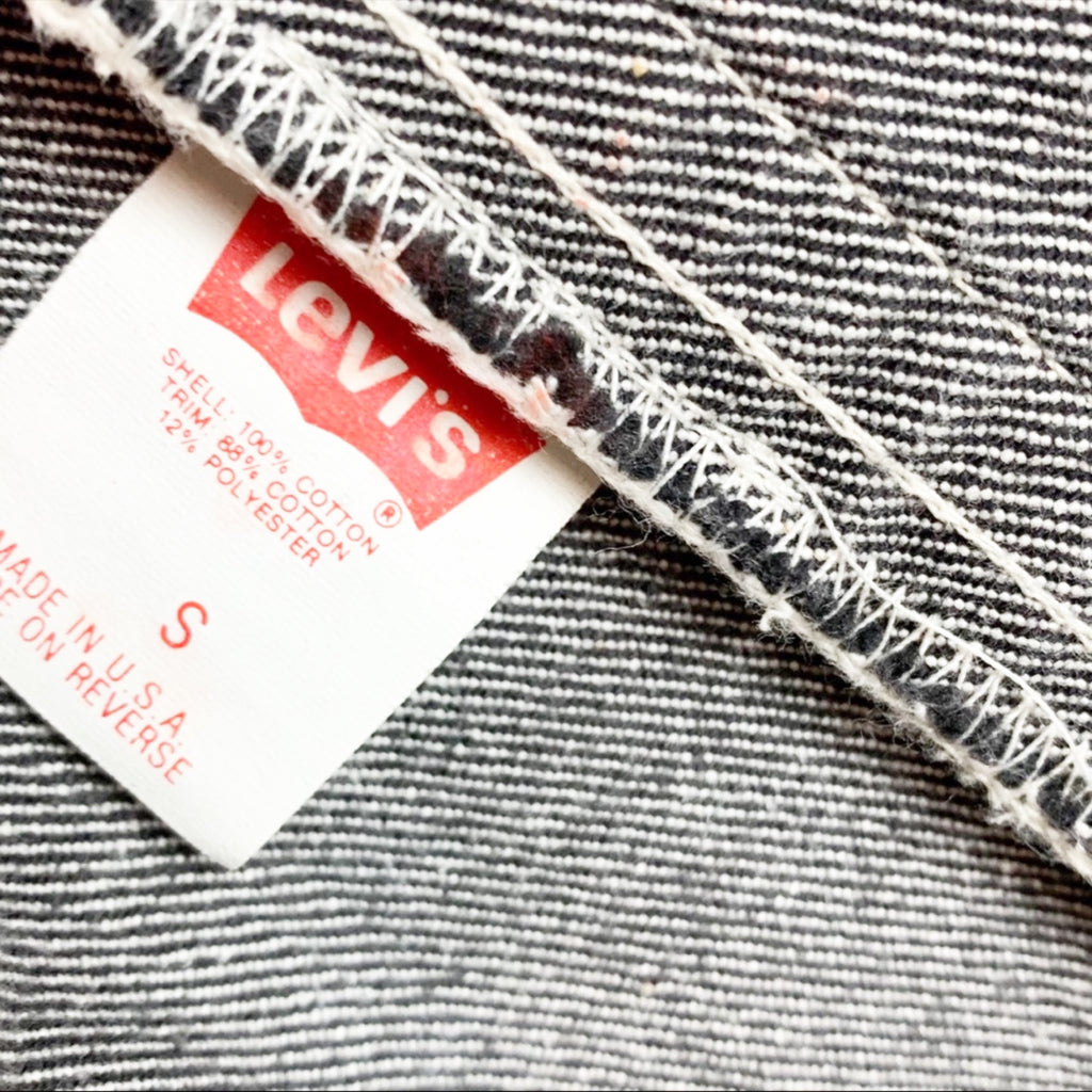 Vintage Levi Strauss Denim Long Jean Trench Jacket