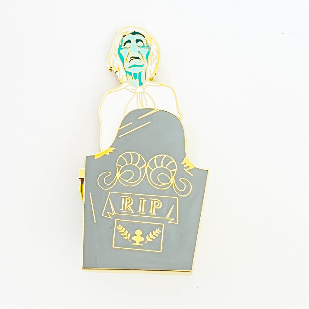 Disney Haunted Mansion Tombstone Cast Member Exclusive Slider Limited Edition 3000 Pin