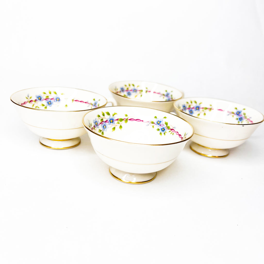 Vintage Lenox Belvidere Tea Cup Set