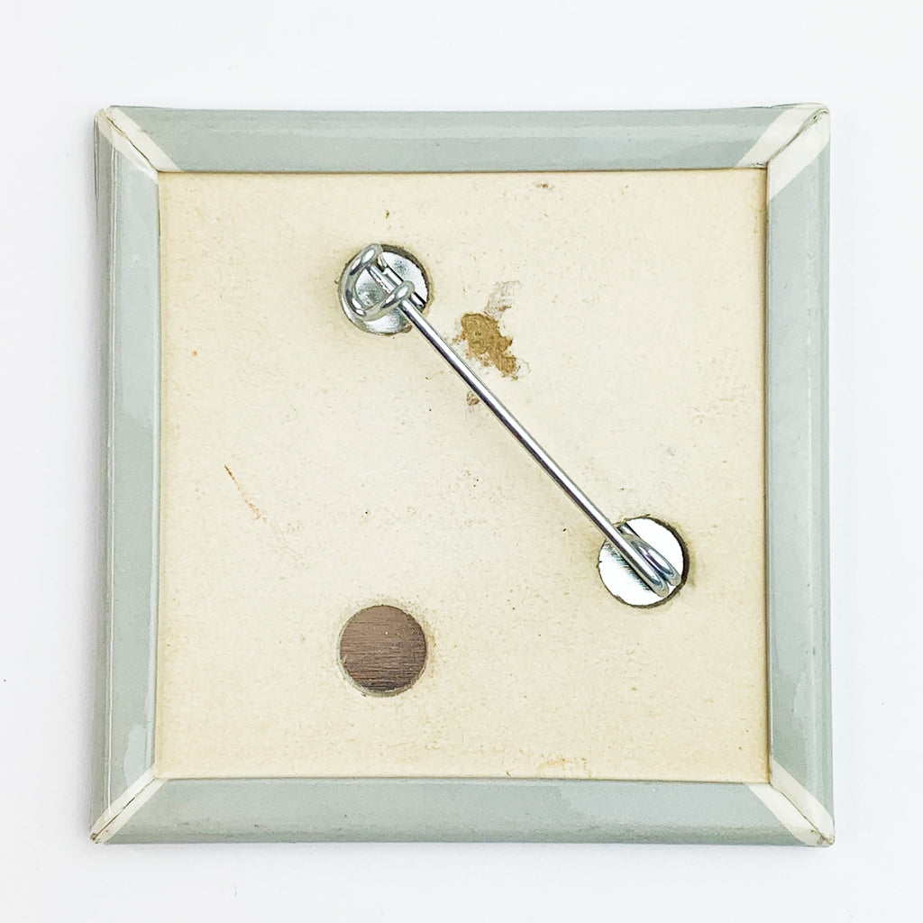 Vintage Say... Please Hayes Computer Tech Advertising Pinback Button