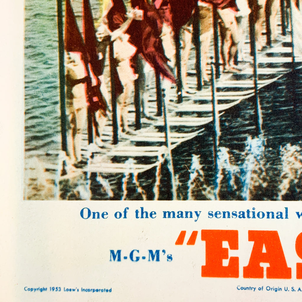 1953 MGM Easy To Love Esther Williams Technicolor Movie Lobby Card